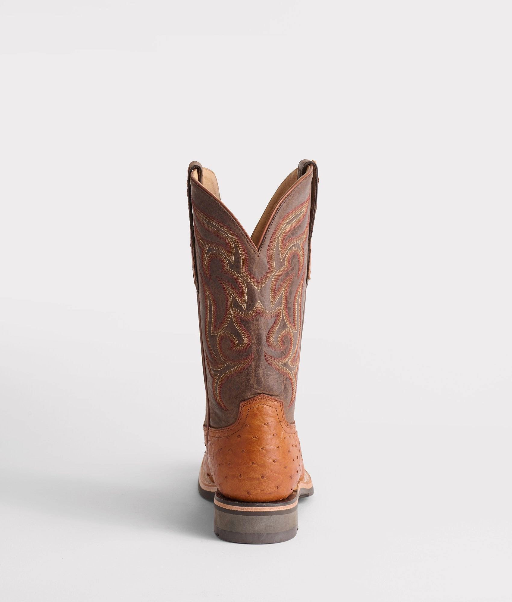 Smooth Style Rowdy Ostrich :: Cognac   Brown