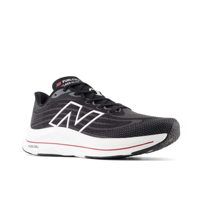 Movement Ready Mens New Balance FuelCell Walker Elite in Black/Team Red/Silver