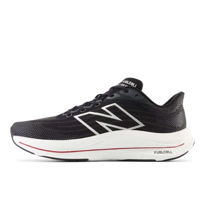 Mens New Balance FuelCell Walker Elite in Black/Team Red/Silver Comfortable Sole Cushioned Pace