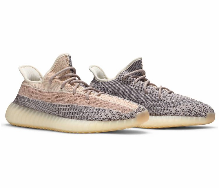 Adidas Yeezy Boost 350 V2 (Ash Pearl) adjustable fit shoes