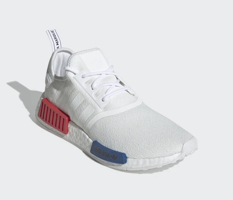 Adidas NMD R1 Men's (White/Blue/Red) cold