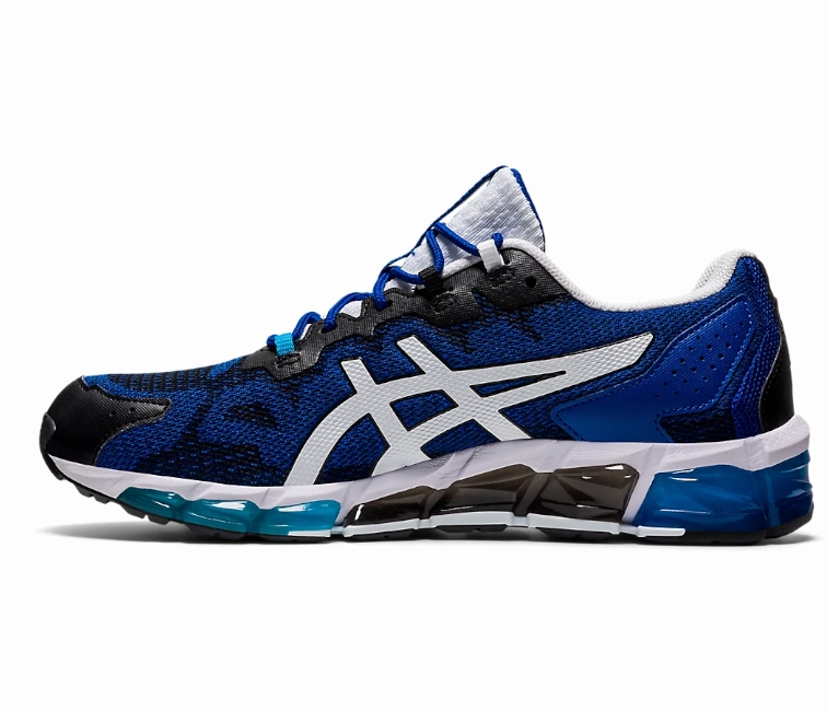 Men's Asics Gel-Quantum 360 6 (Black/Blue/White) active foot apparel