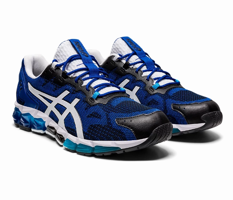 running as a hobby Men's Asics Gel-Quantum 360 6 (Black/Blue/White)