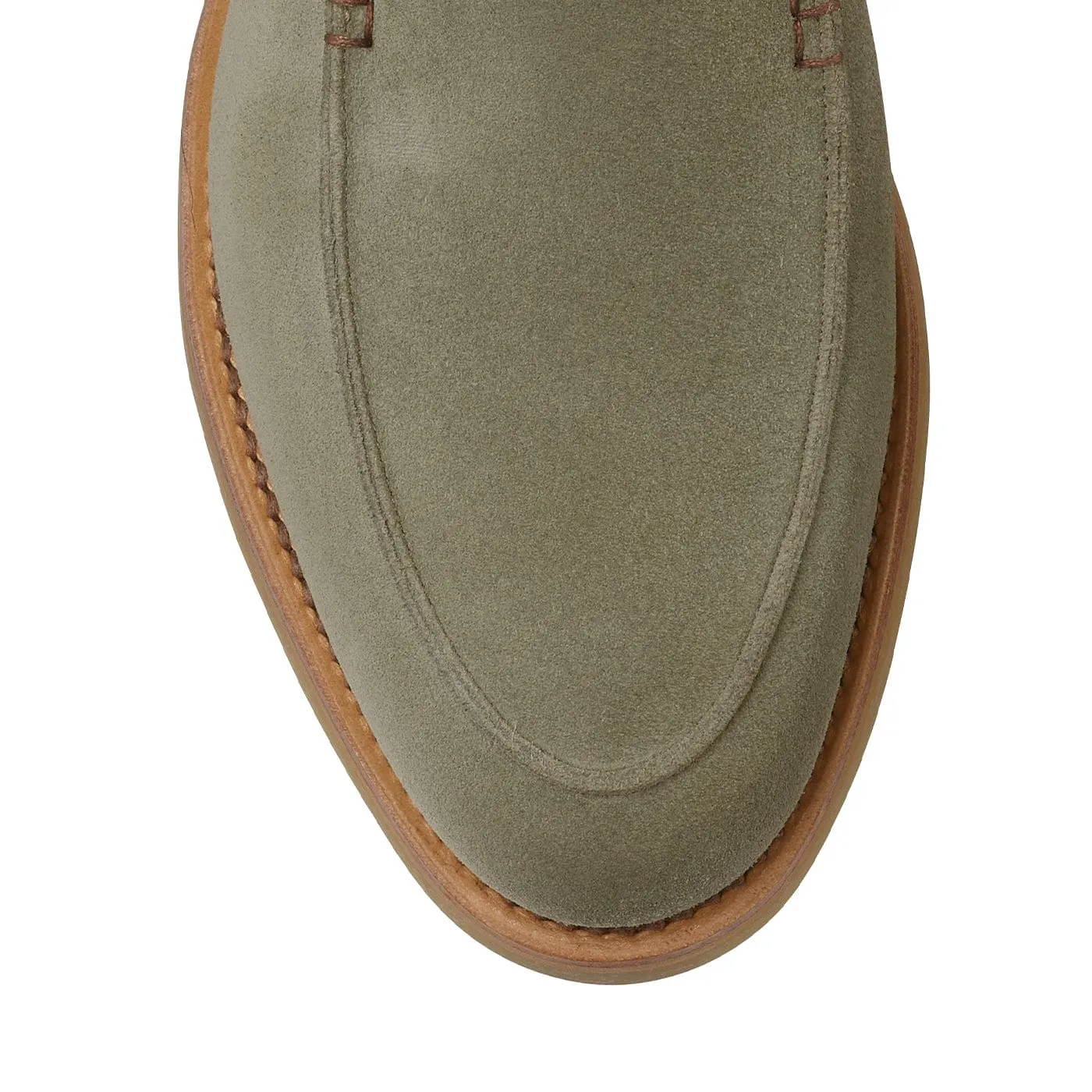 Tree Lane Cozy Walking Shoes Salcombe 2 Pistachio Suede
