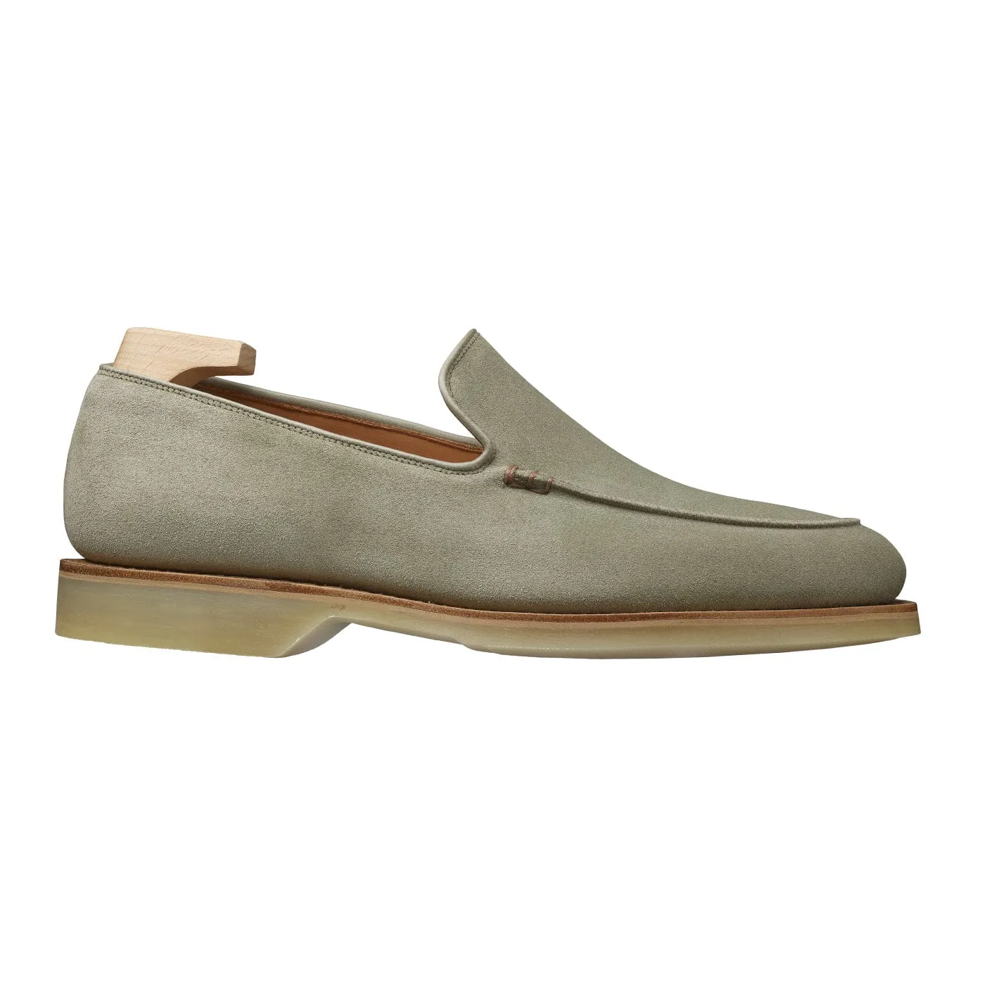 Flat Heel Trendy Footwear Salcombe 2 Pistachio Suede