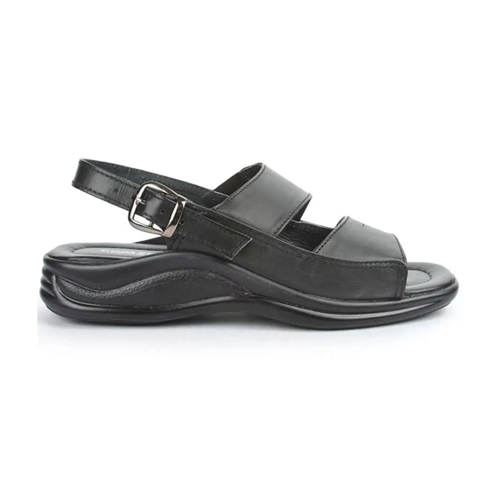 Mid Heel Breath Line Coolers Formal (Black) Sandals For Men 2013-24 By Liberty