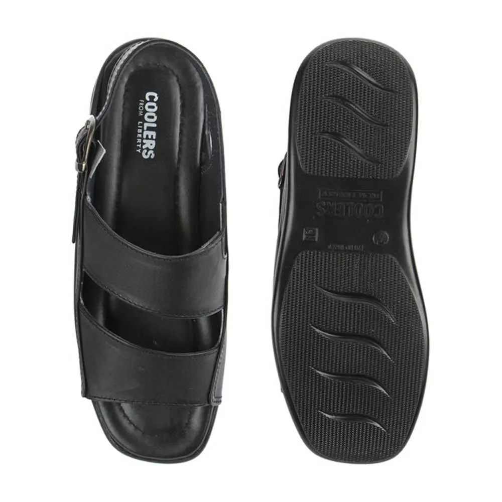 Coolers Formal (Black) Sandals For Men 2013-24 By Liberty Grip Safe Vegan Material