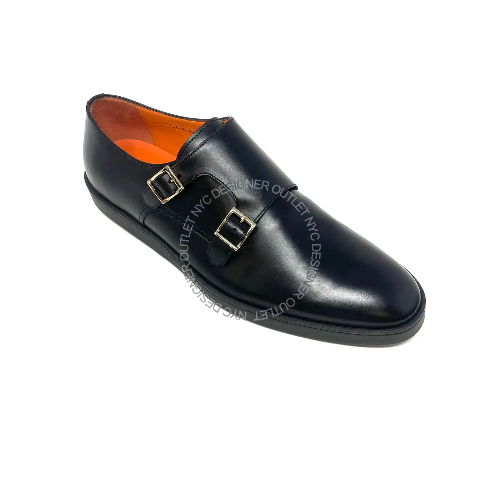 trendy details Pop Hue Santoni Mens Monk Strap Toe Bumper