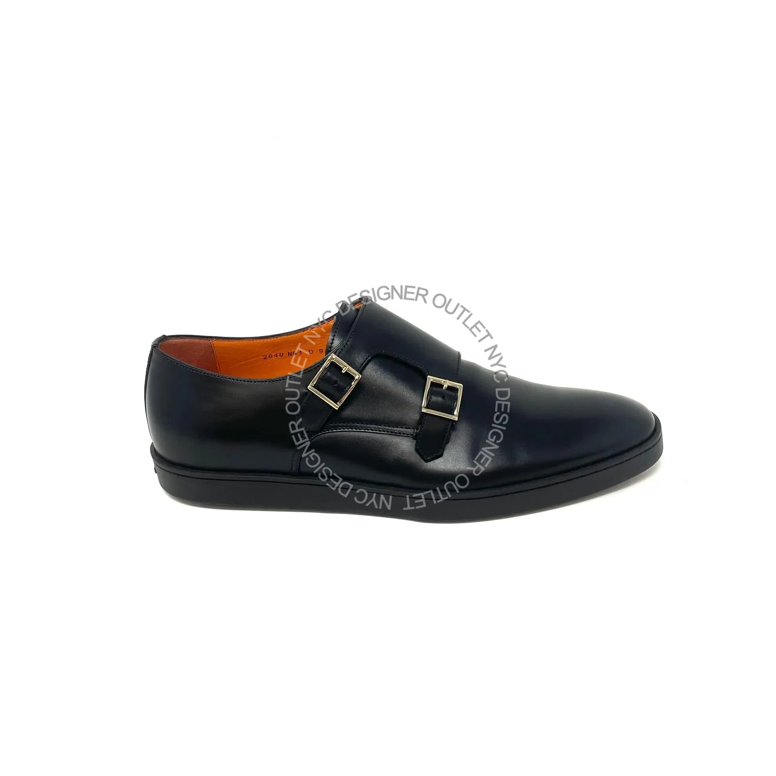 Long Meeting Everyday Basics Santoni Mens Monk Strap Toe Bumper