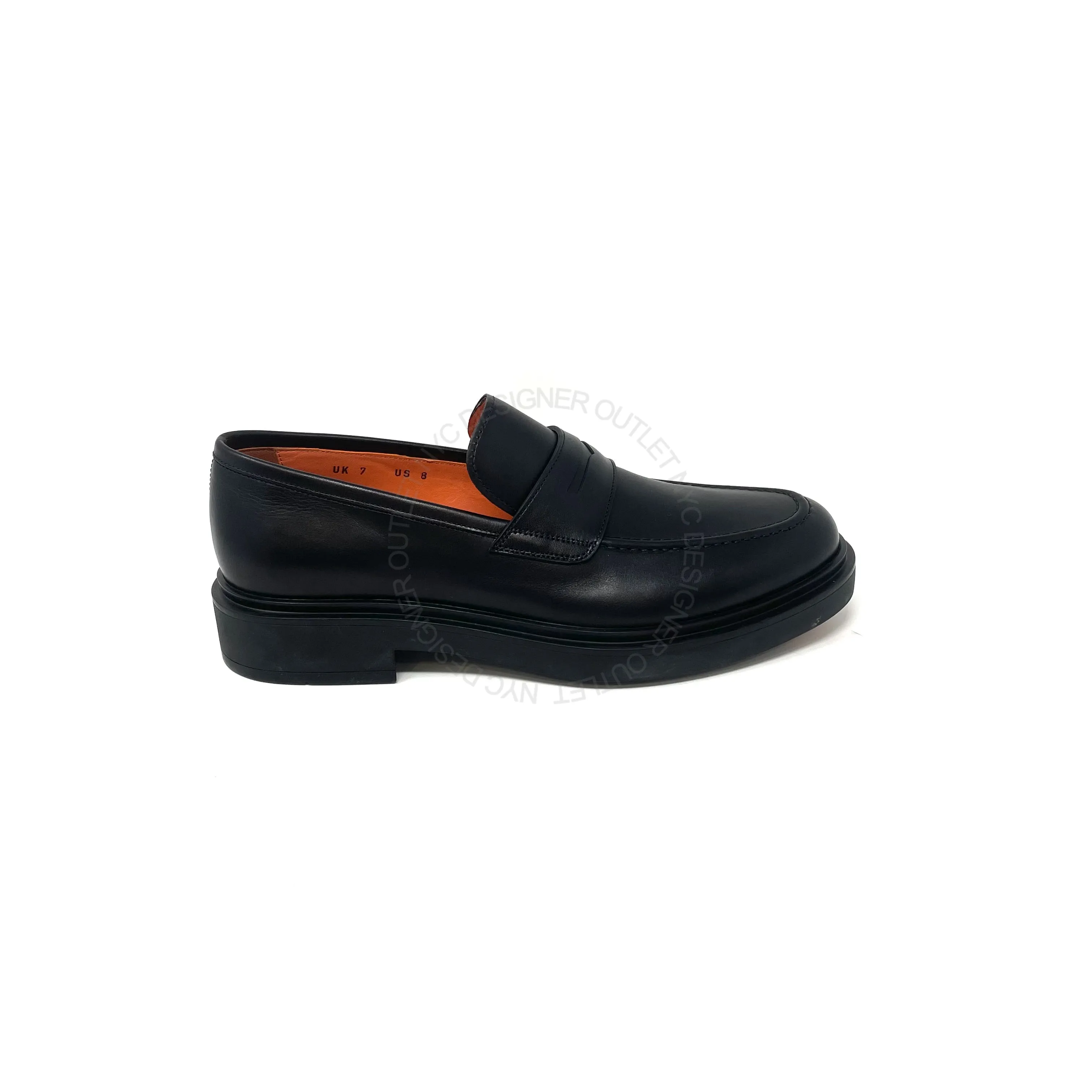 Santoni Mens Penny Loafers Market Walk Cold resistant