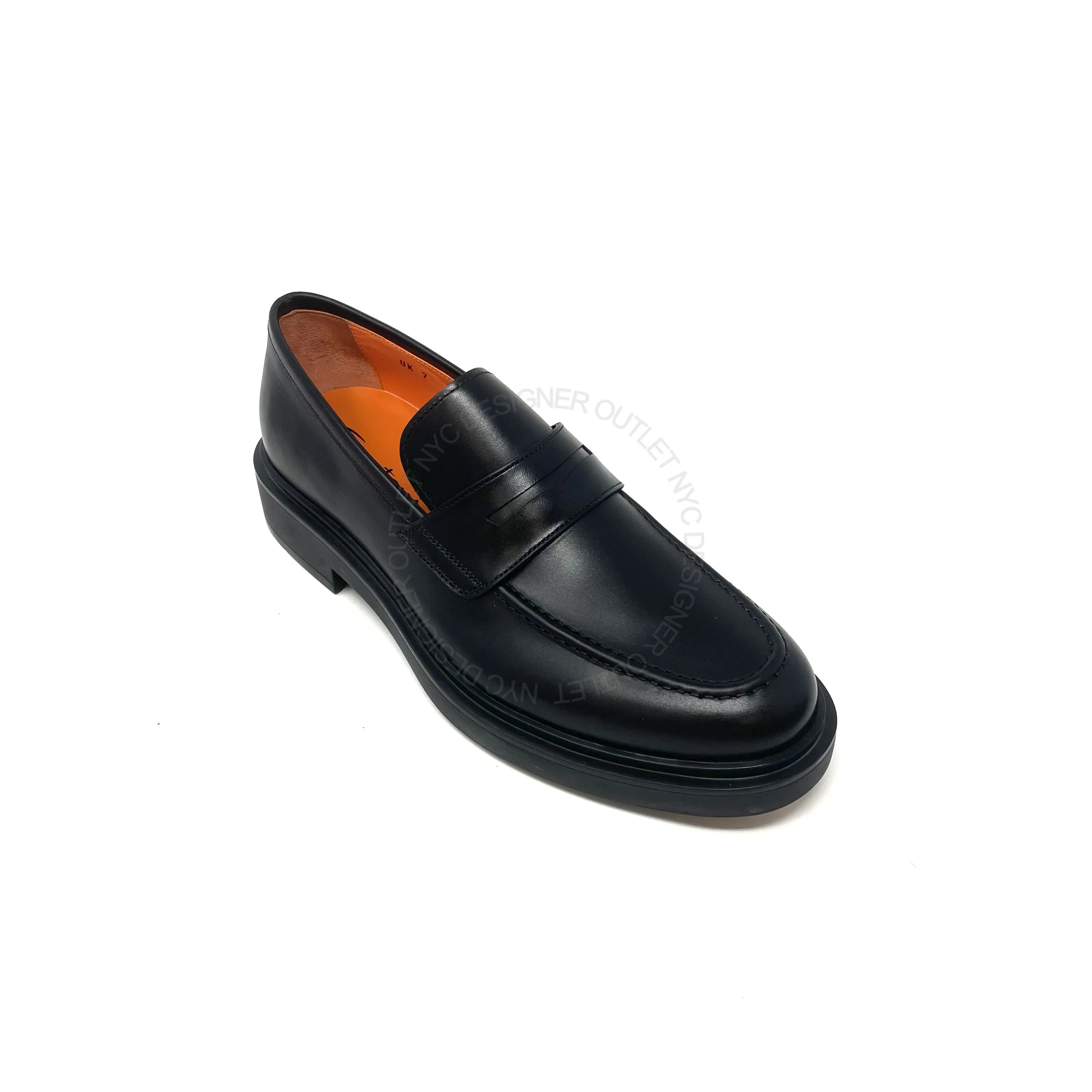 Lightweight Outsole Effortless Fashion Santoni Mens Penny Loafers