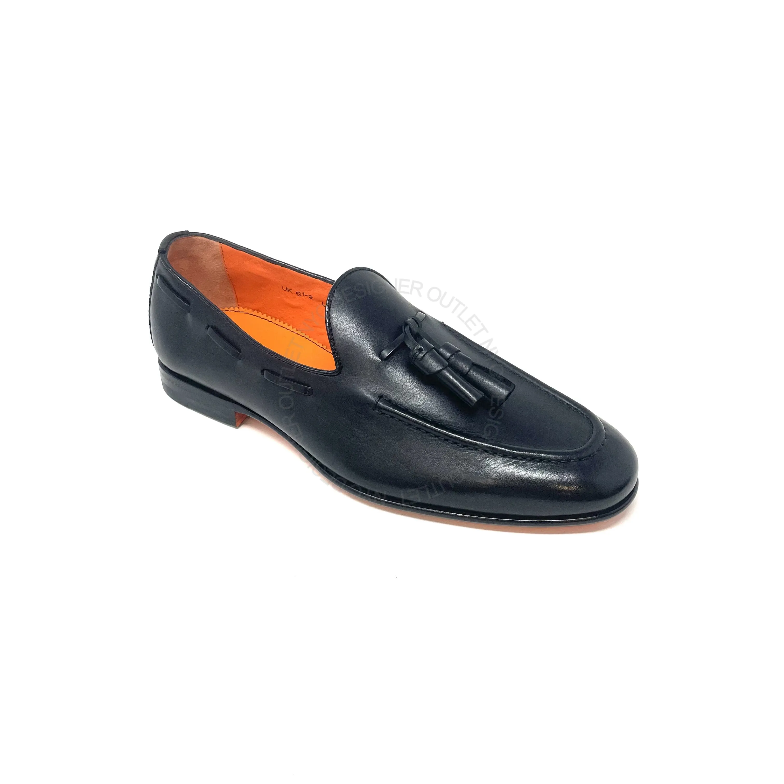 Suede Soft Ship Glow Santoni Tassel Loafer