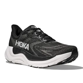 Comfortable Stretch Ventilated Mesh Mens Hoka Arahi 8 Wide in Black/White