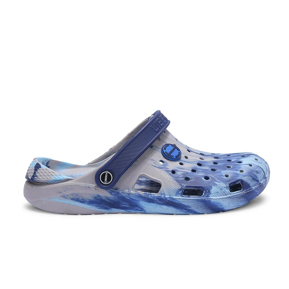 Simple Step Footwear Water-resistant A-HA Royal Blue Slingback Clogs For Men LPMXT-961E By Liberty