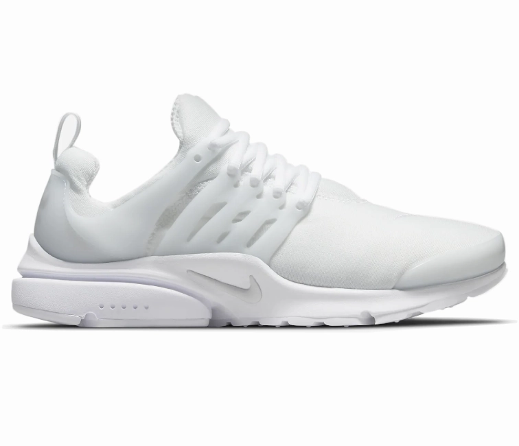 Men's Nike Air Presto (Triple White) vintage - style shoes