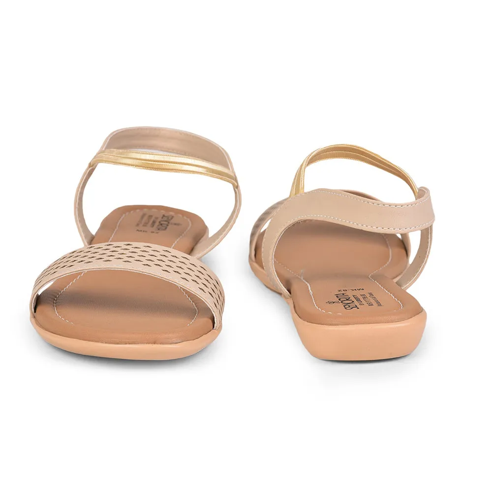 Senorita Casual (Cream) Sandals For Women MK-82 By Liberty Open Form