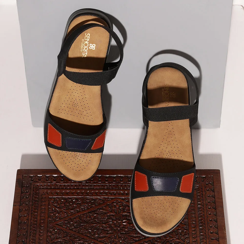 Comfortable All Senorita Casual (Navy Blue) Sandals For Women M17-11 By Liberty