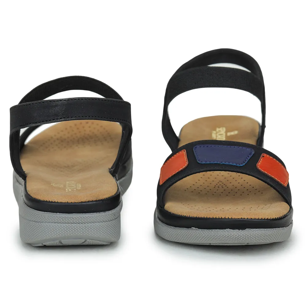 Senorita Casual (Navy Blue) Sandals For Women M17-11 By Liberty Comfortable Support