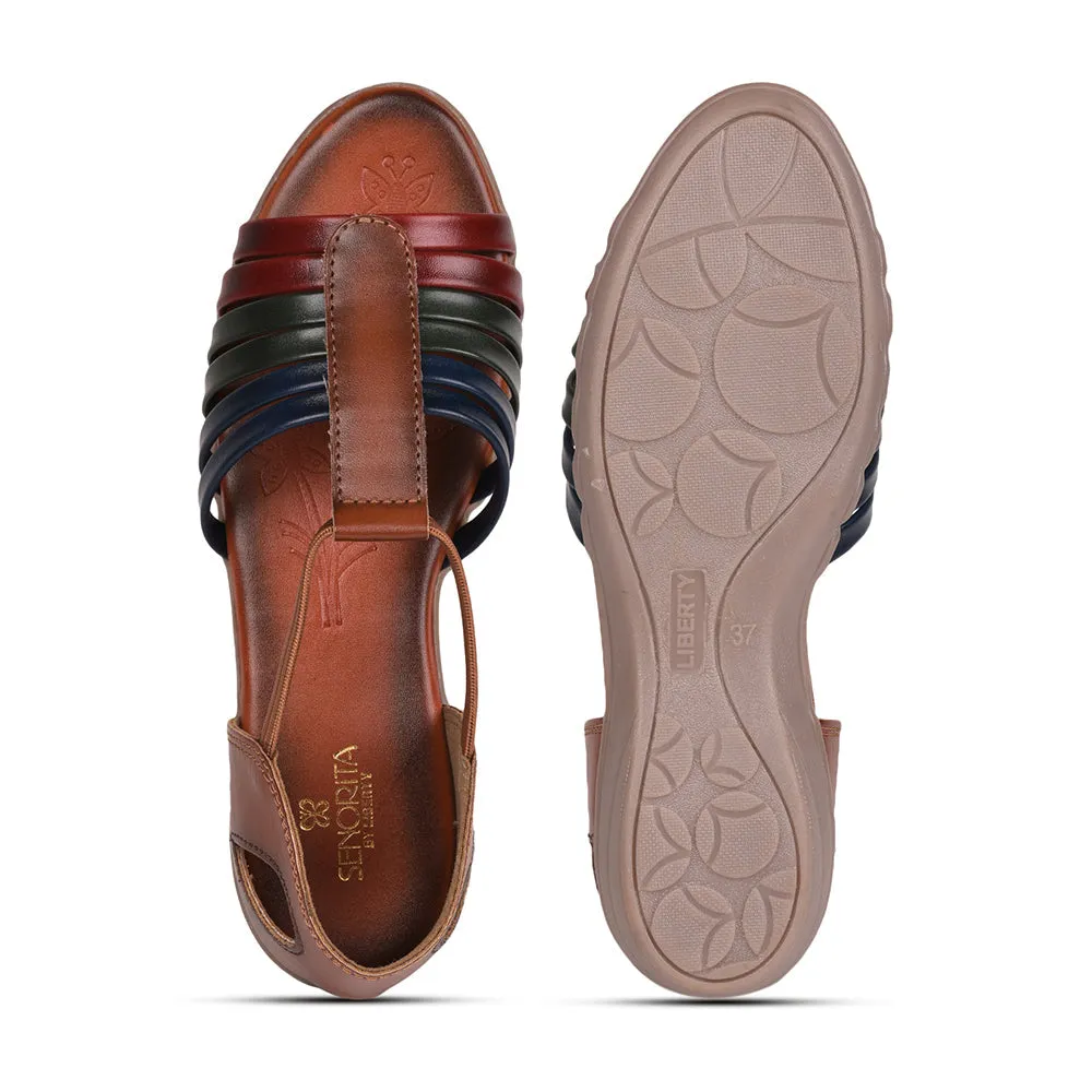 Comfortable And Versatile Stylish Outdoor Sandals Senorita Casual (Tan) Sandals For Women CH-127 By Liberty