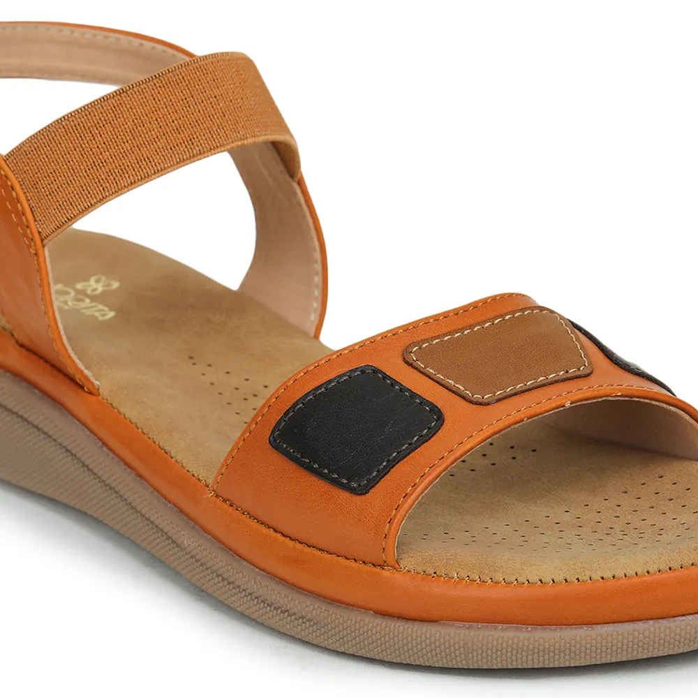Cool Texture Senorita Casual (Tan) Sandals For Women M17-11 By Liberty