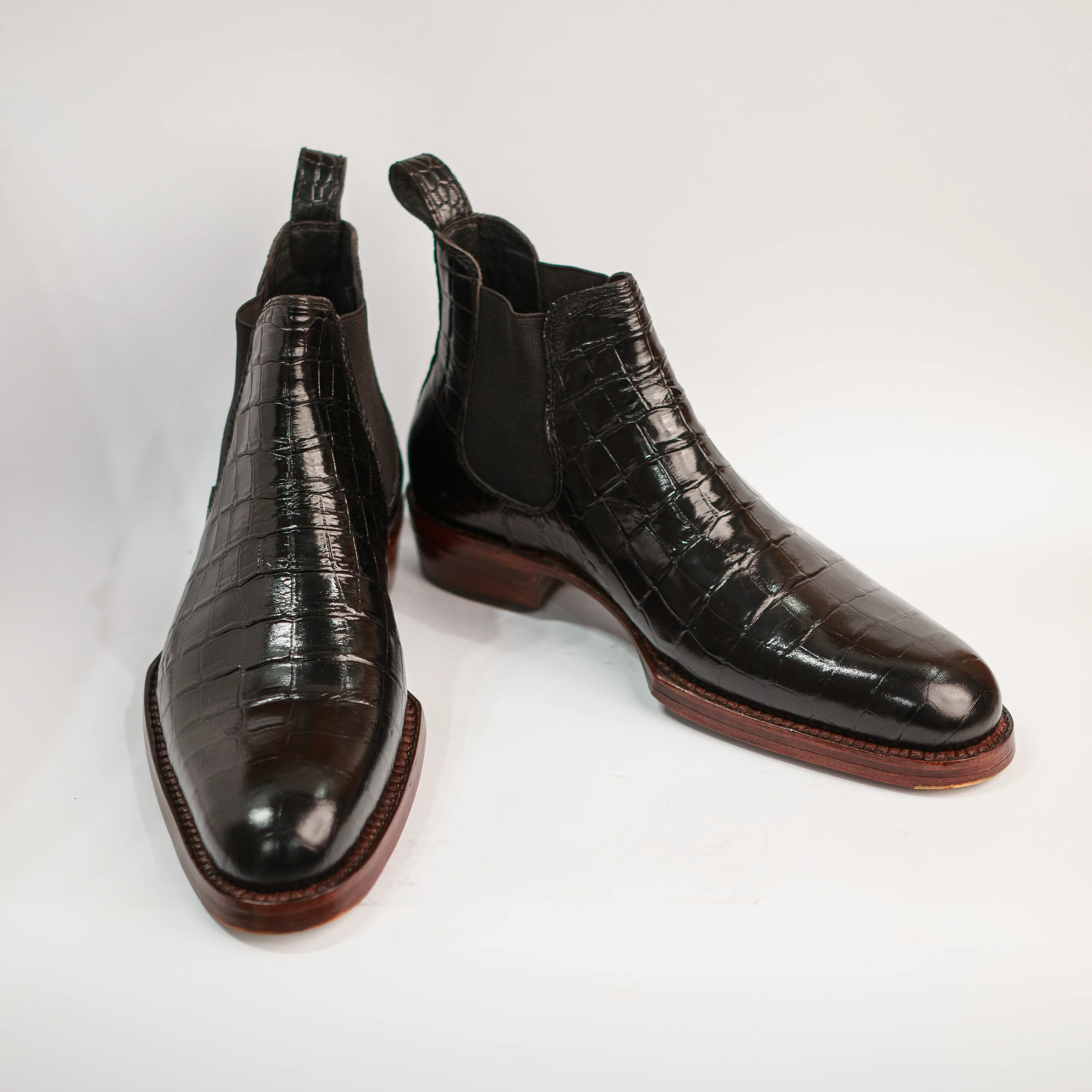 Sentinel - Croc Leather Office Meeting Oxfords Party Oxfords