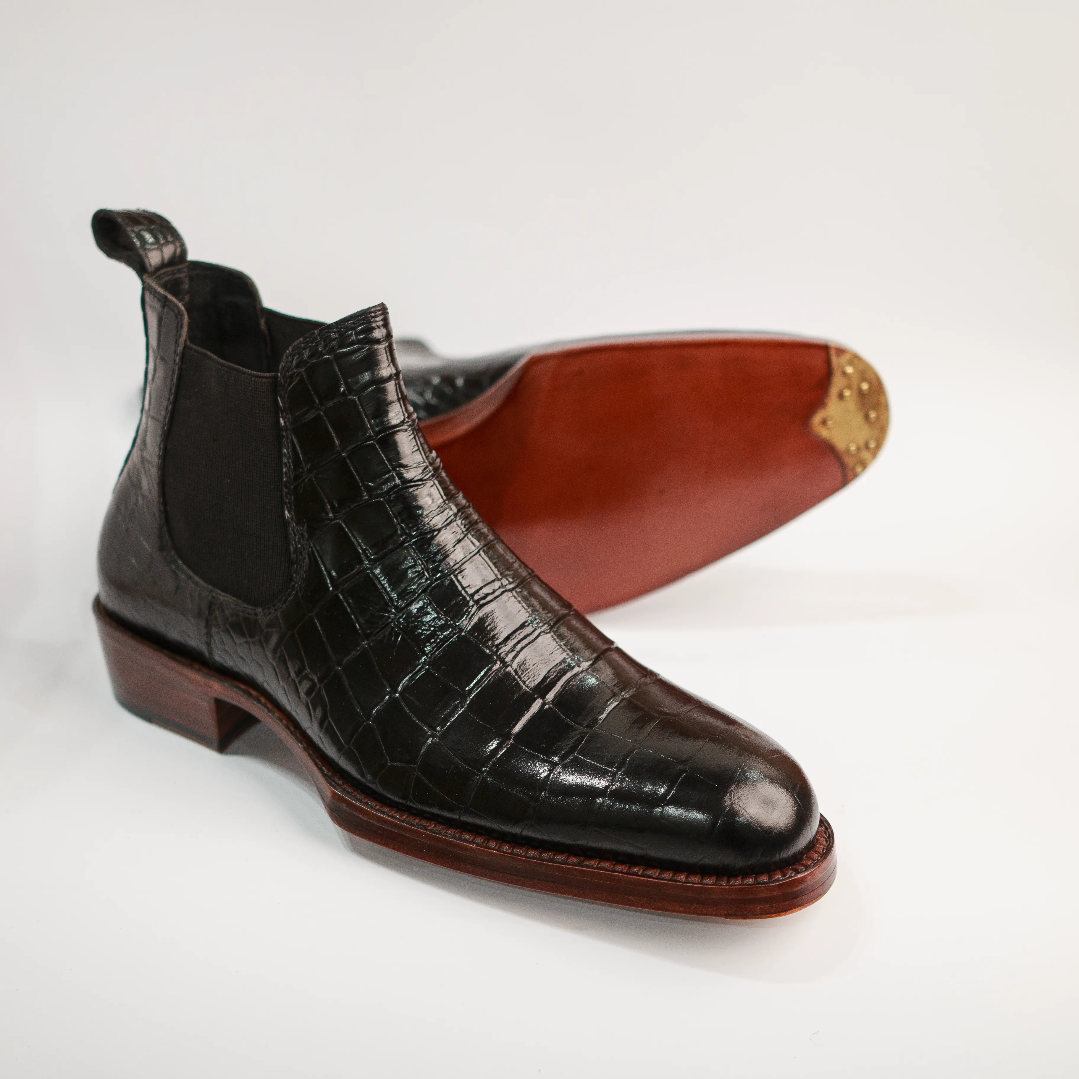 Sharp Shoes Comfortable Style Sentinel - Croc Leather