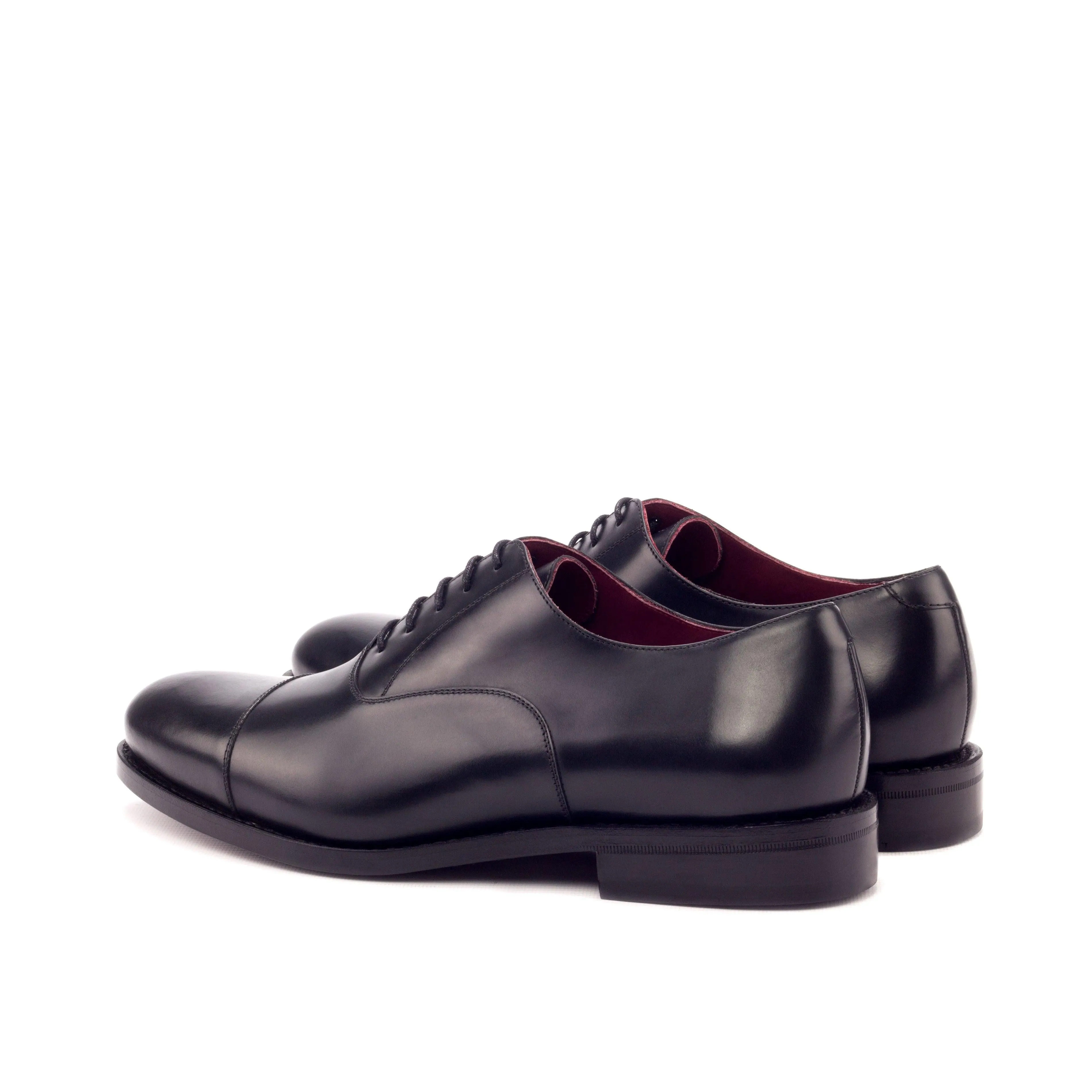 Silent Walk Classic Black Leather Oxford