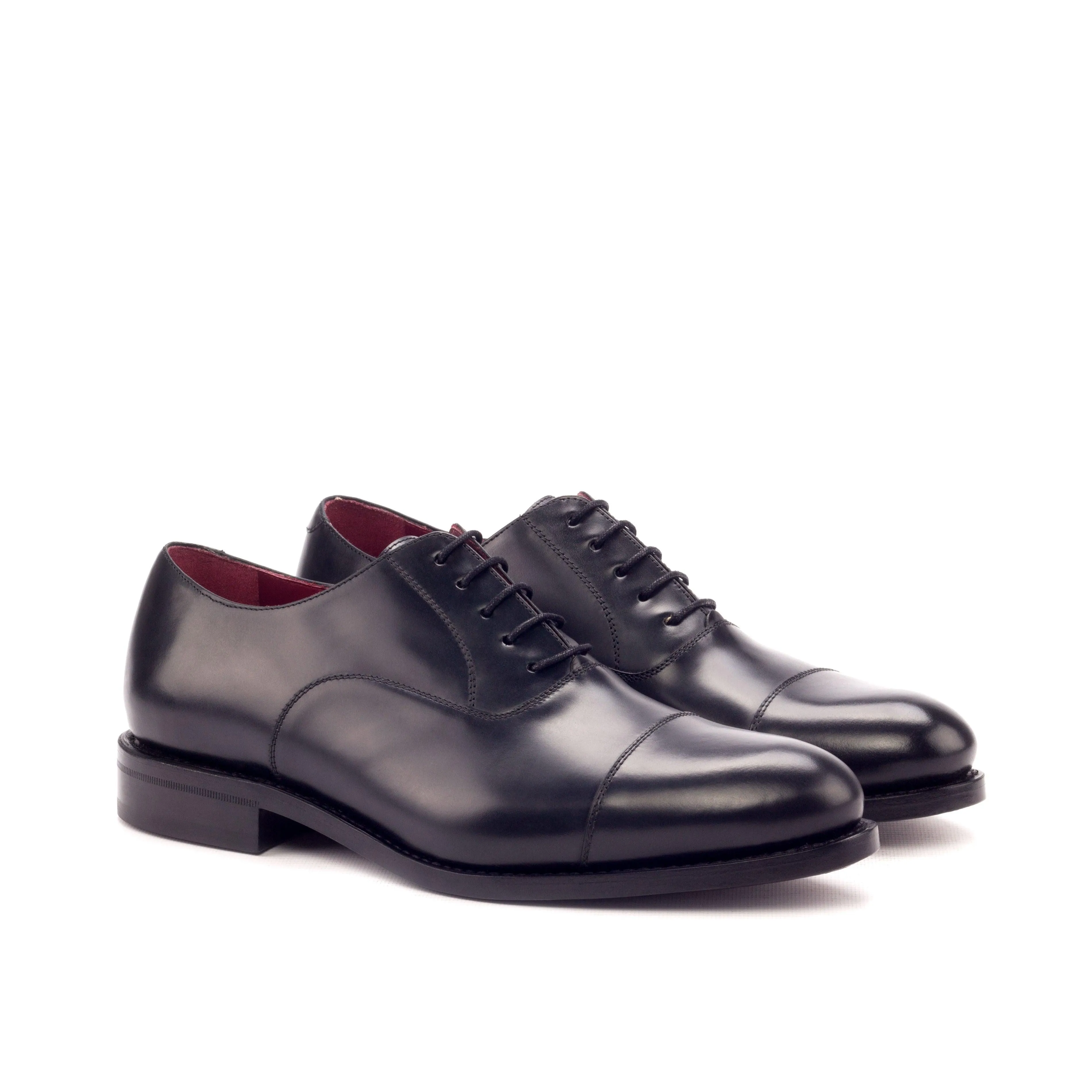 Style Sharp Easy Match Classic Black Leather Oxford