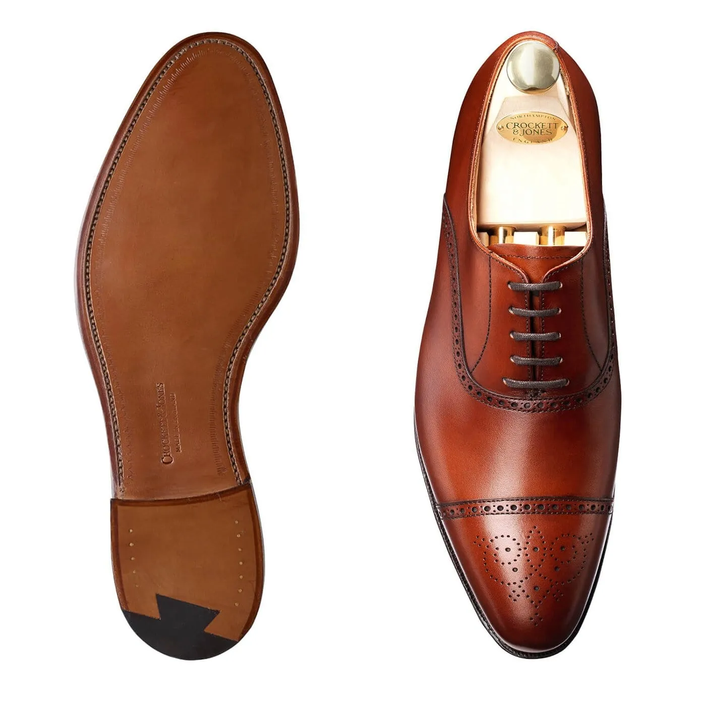 Malton Chestnut Burnished Calf Cool Step All Pair