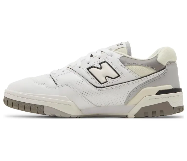 running for a way to stay grounded New Balance 550 Unisex (Salt and Pepper)