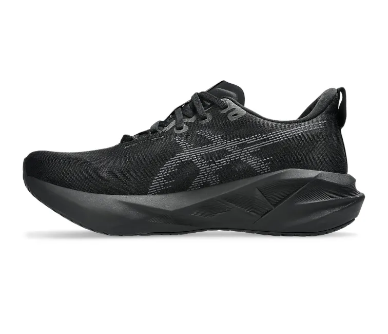 Men's Asics Novablast 5 (Black/Carrier Grey) hard - rubber sole shoes