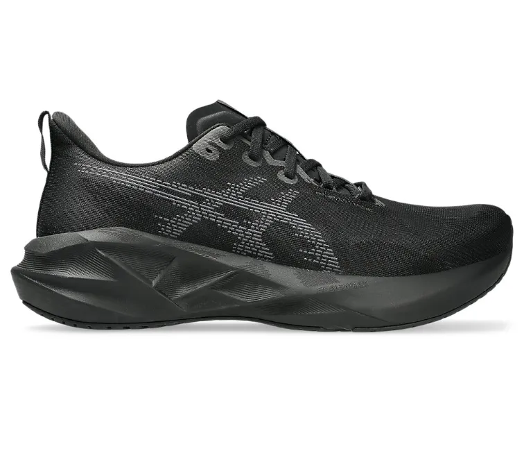 Men's Asics Novablast 5 (Black/Carrier Grey) Runners with Flat Feet
