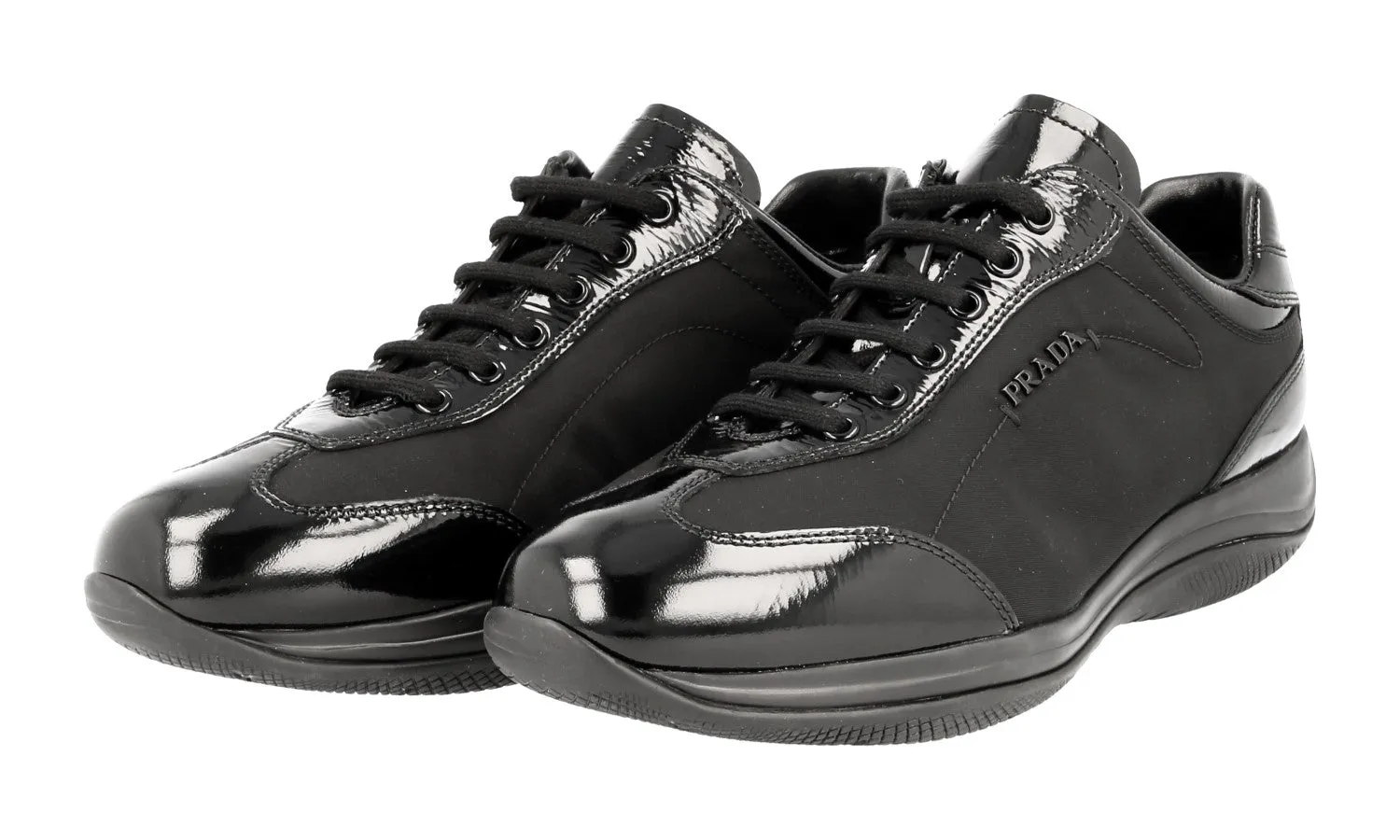 Hyper bounce Prada Women's Black Leather Sneaker 3E5793