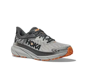 Mens Hoka Challenger ATR 7 Wide in Harbor Mist/Castlerock Impact Resistant Toe Guard