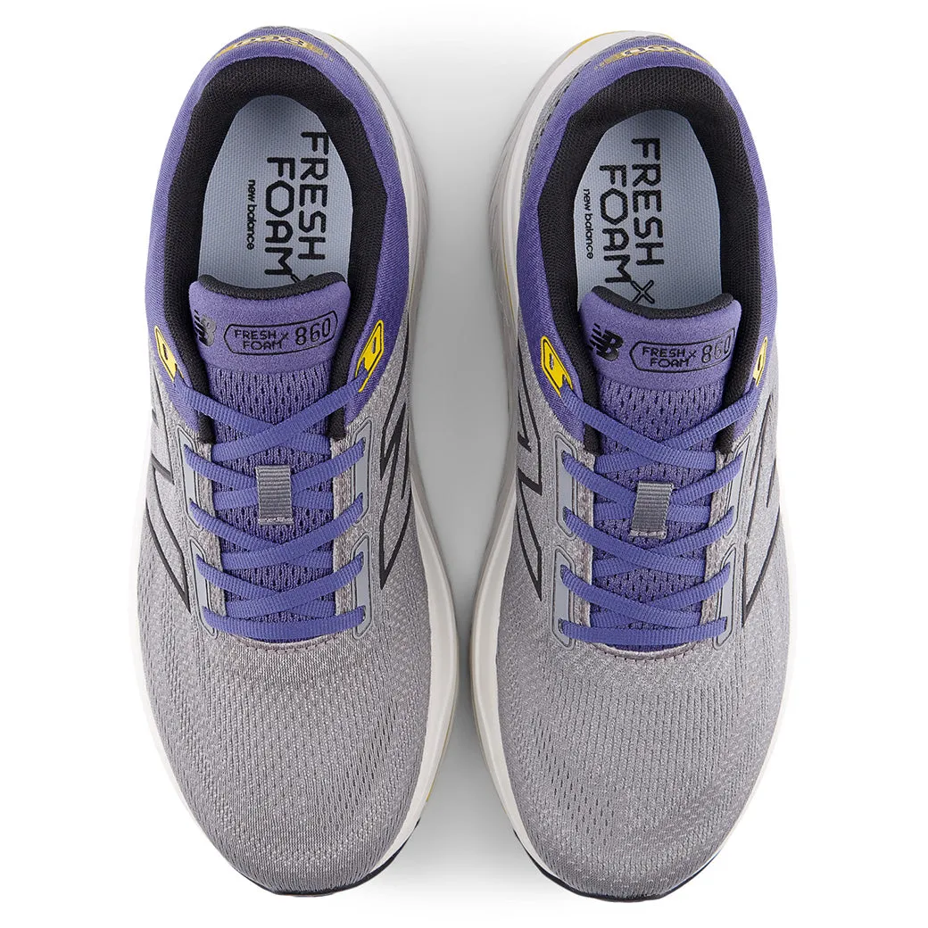 Mens New Balance Fresh Foam X 860v14 in Slate Grey/ Dreamstate/Ginger Impact Resistant Plate