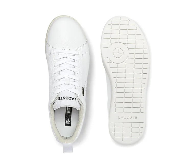 Men's Lacoste Carnaby Evo GTX 07221 SMA (White/Off White) daily run shoes Comfortable Wear