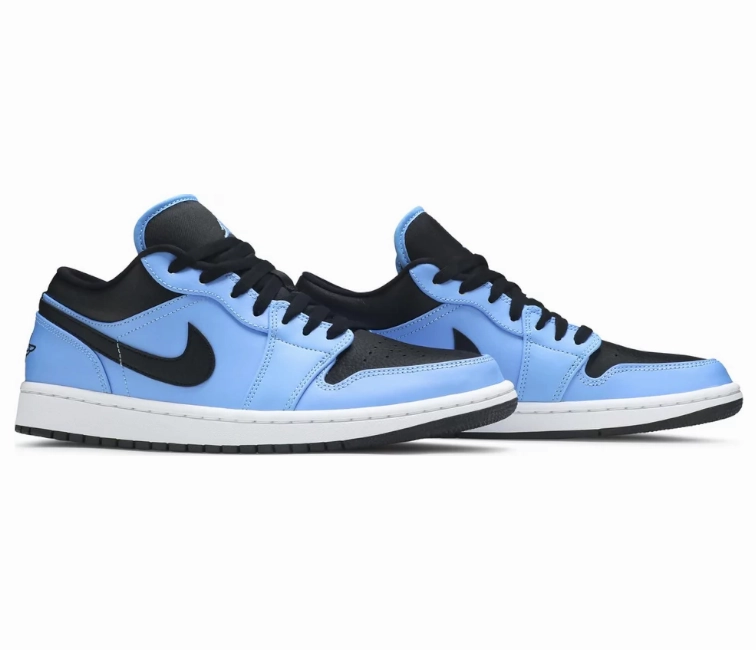 Men's Nike Air Jordan 1 Low (University Blue) Soft Cushioning