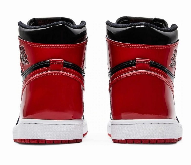 Men's Nike Air Jordan 1 Retro OG Patent Bred night run running option trail running shoe parts