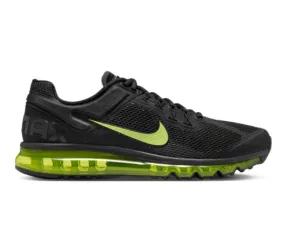Dynamic Shoes Men??s Nike Air Max 2013 (Black/Volt)