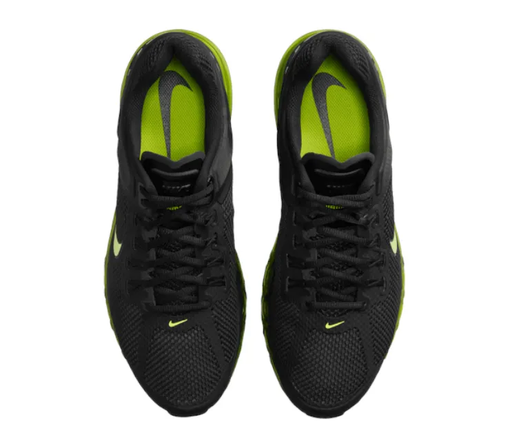 jungle shoes professional running shoes Men??s Nike Air Max 2013 (Black/Volt)