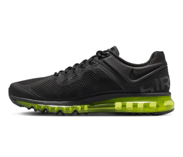 Men??s Nike Air Max 2013 (Black/Volt) for adults