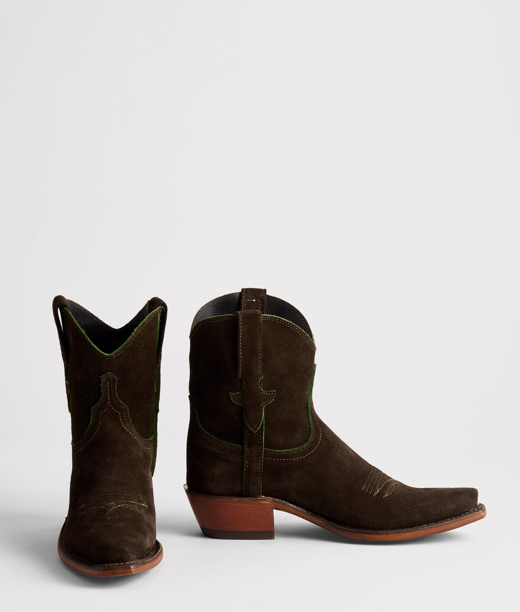 Elena :: Dark Olive Modern Street All-Season Boots