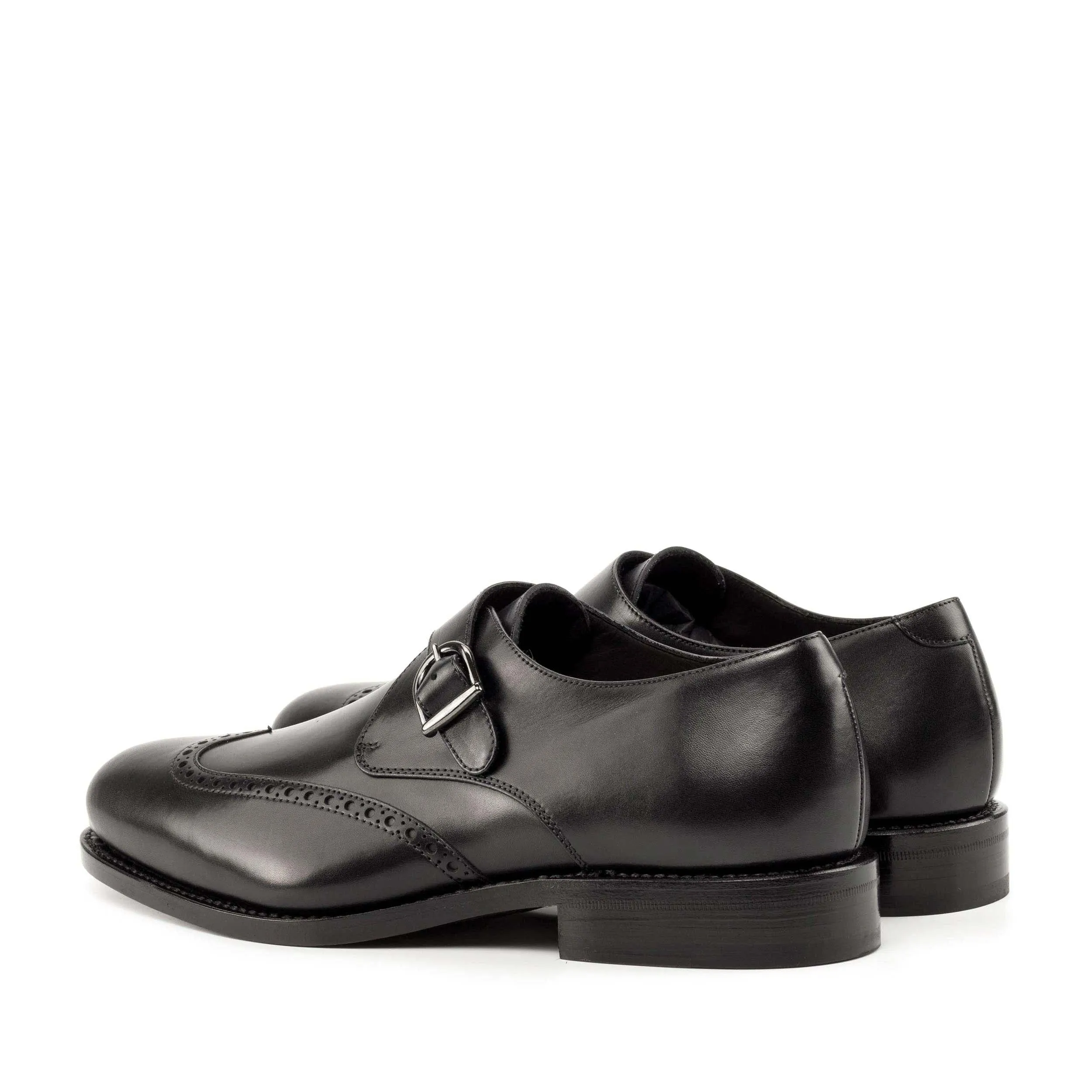 Single Monk black box calf Workplace Ease