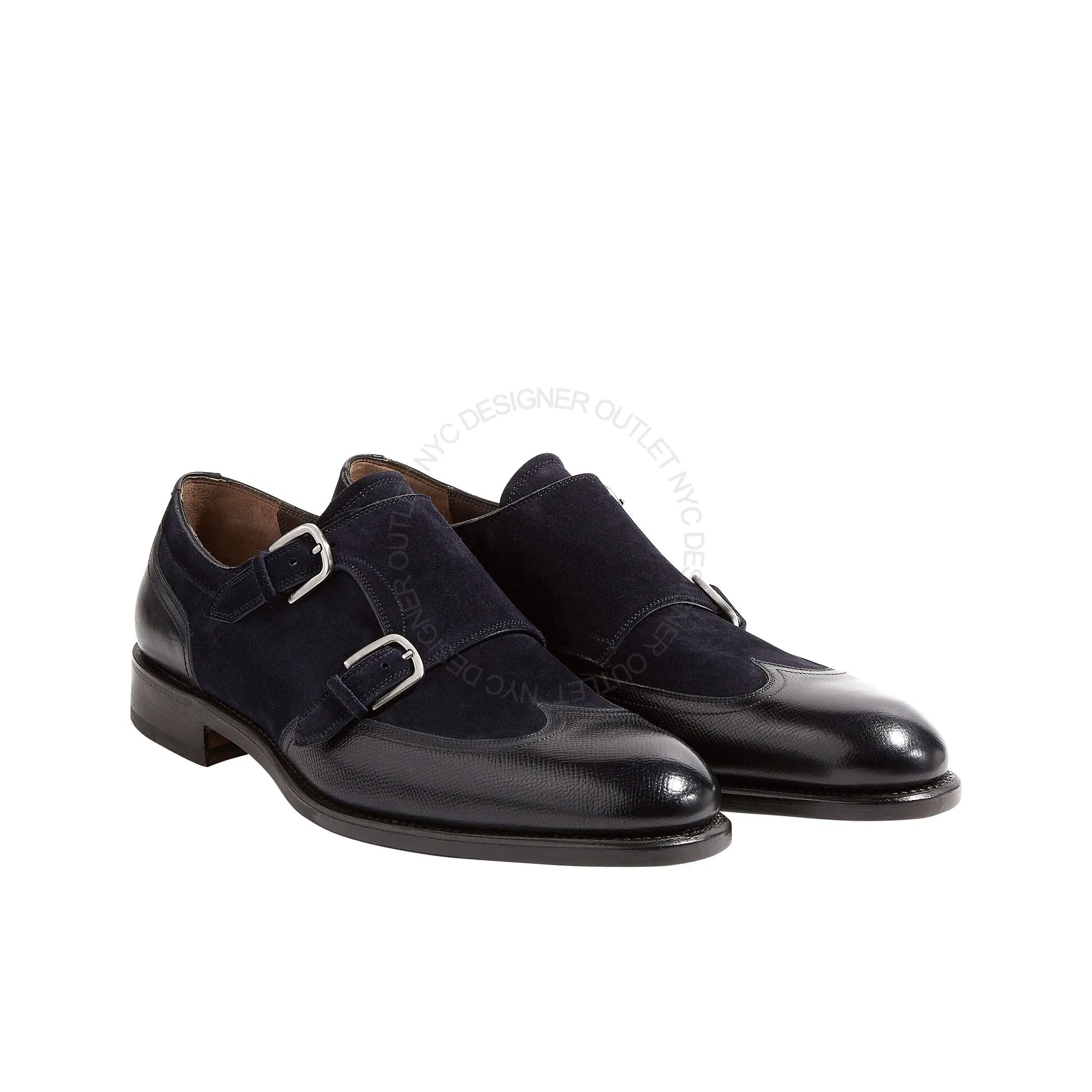 Moon Camp Ferragamo Adison Double Monk-Strap Loafers