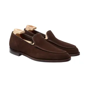 Hook Loop Salcombe Dark Brown Suede