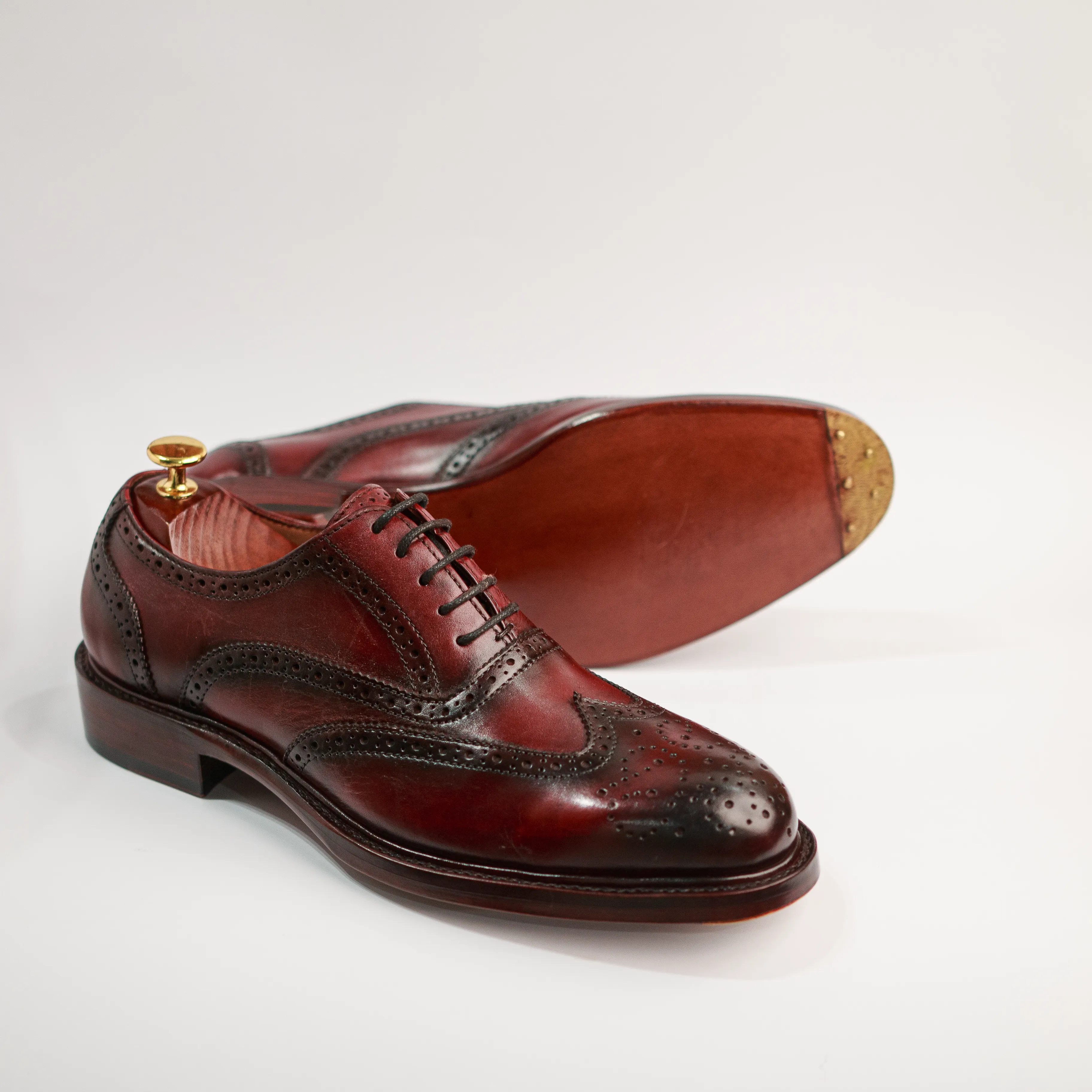 Chancellor - Burgundy Patina Work Identity Matte Finish Business Travel