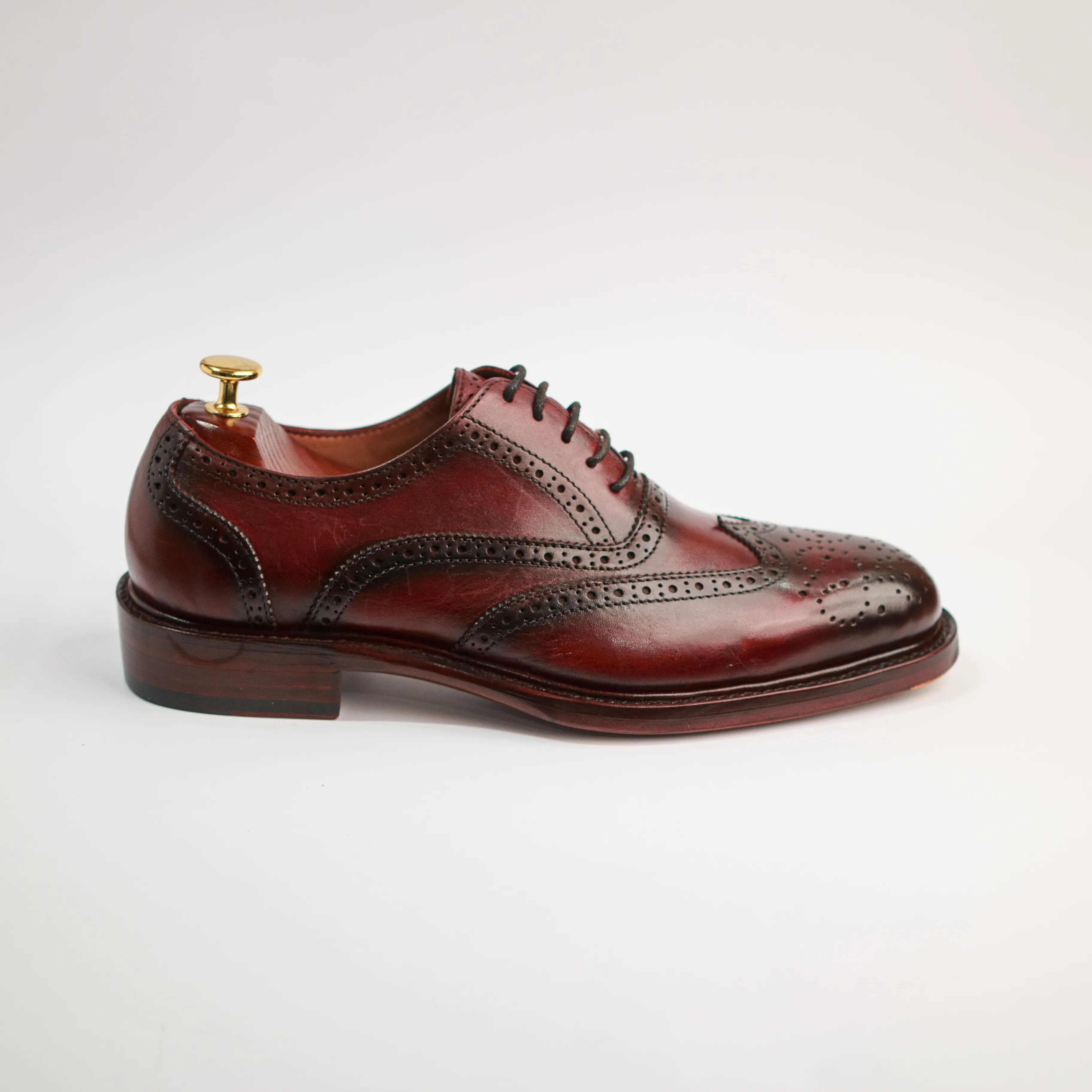 Smooth Fit Lightweight Oxfords Chancellor - Burgundy Patina