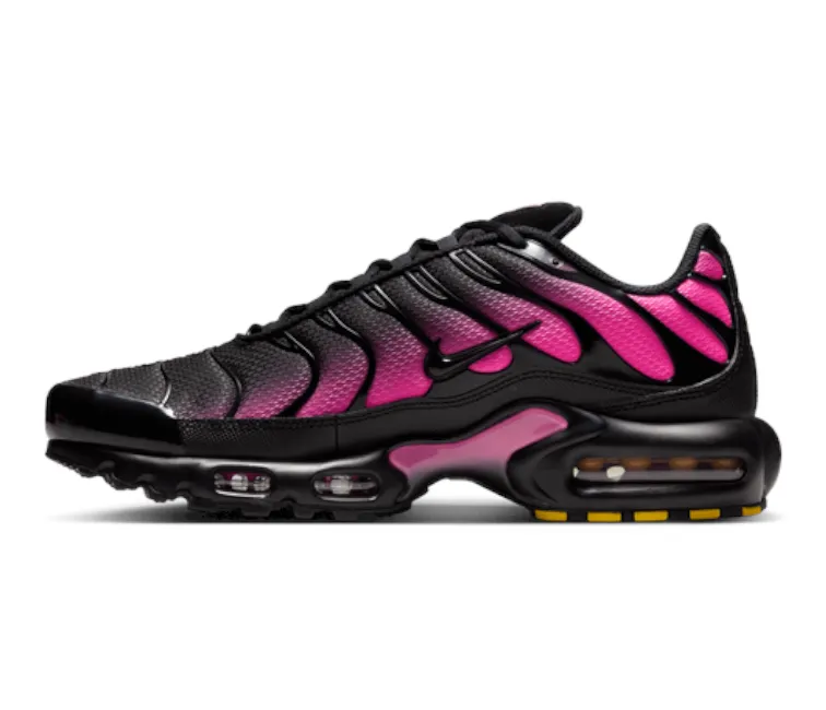 Men's Nike Air Max Plus TN (Black/Hyper Pink) anti - blister - prevention shoes unpadded shoes