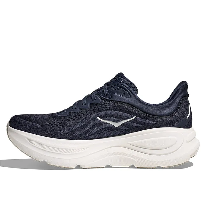 Mens Hoka Bondi 9 Wide in Varsity Navy/White Training Use Streetwear