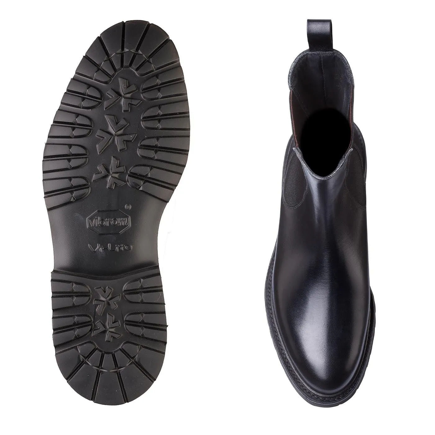 Ivy Black Calf Pop Tone Dance Floor